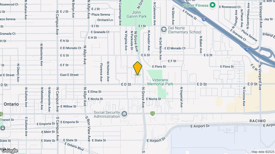 430 N Parkside Dr Map and Location Details