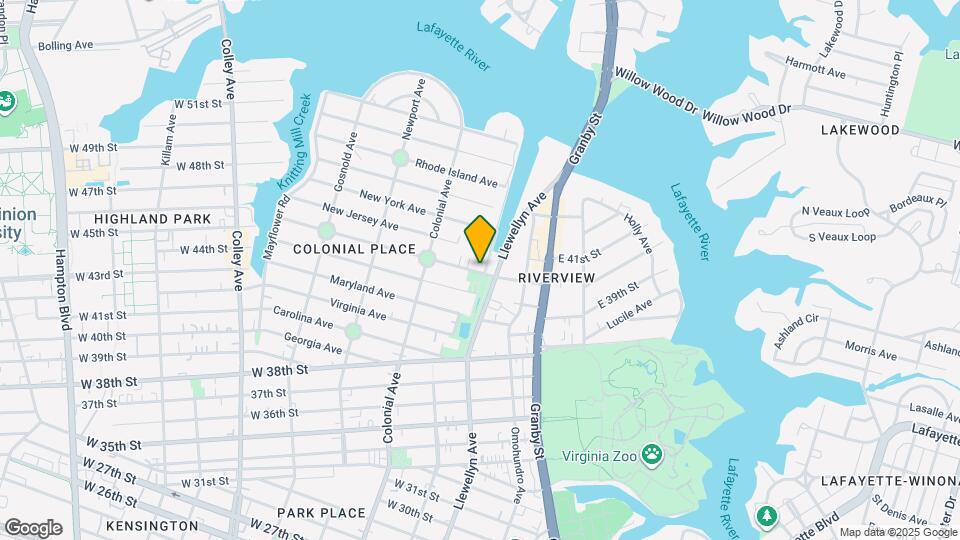 410 Delaware Ave Map and Location Details