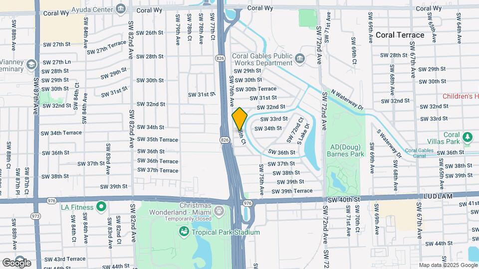 3440 SW 75th Ct Map and Location Details