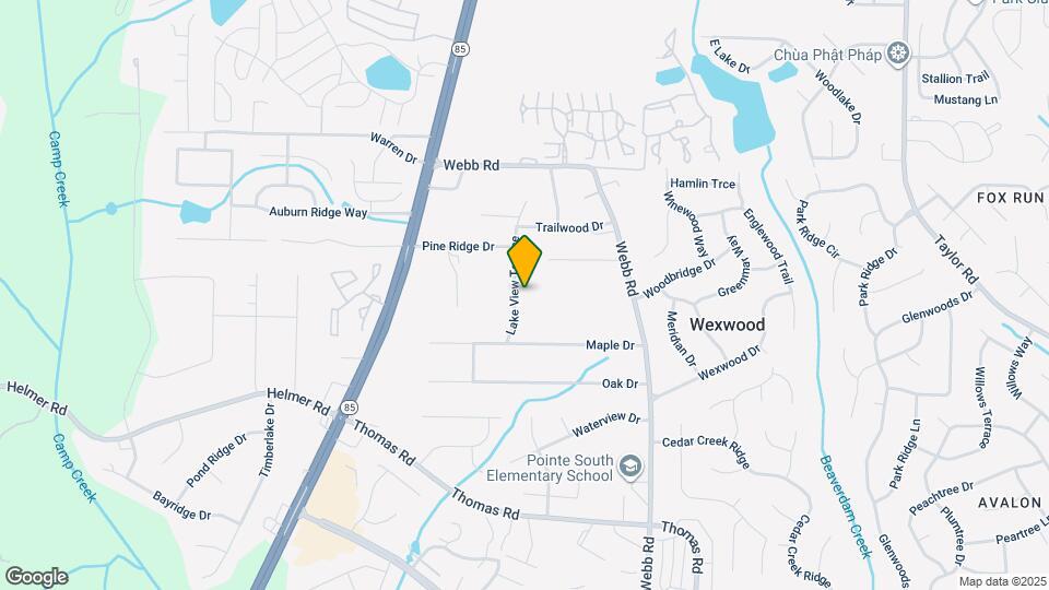 8248 Lake View Terrace Map and Location Details