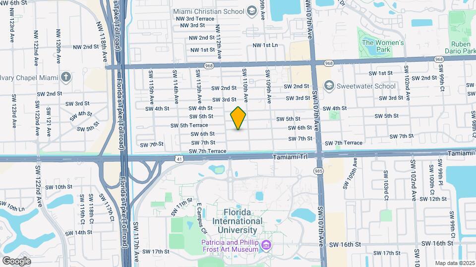 11022 SW 6th St Map and Location Details