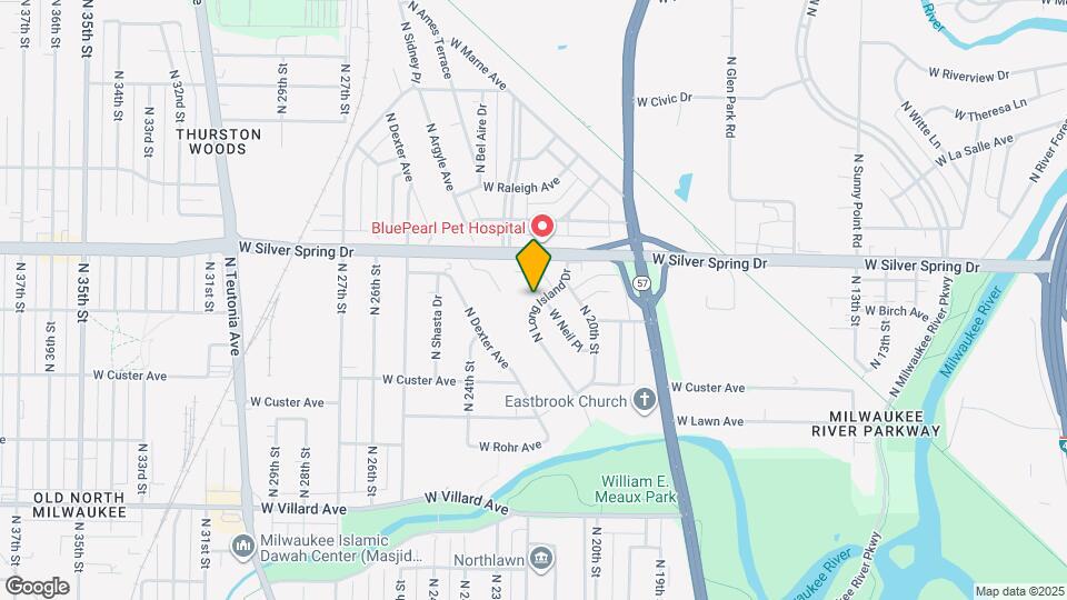 5525 N Long Island Dr Map and Location Details