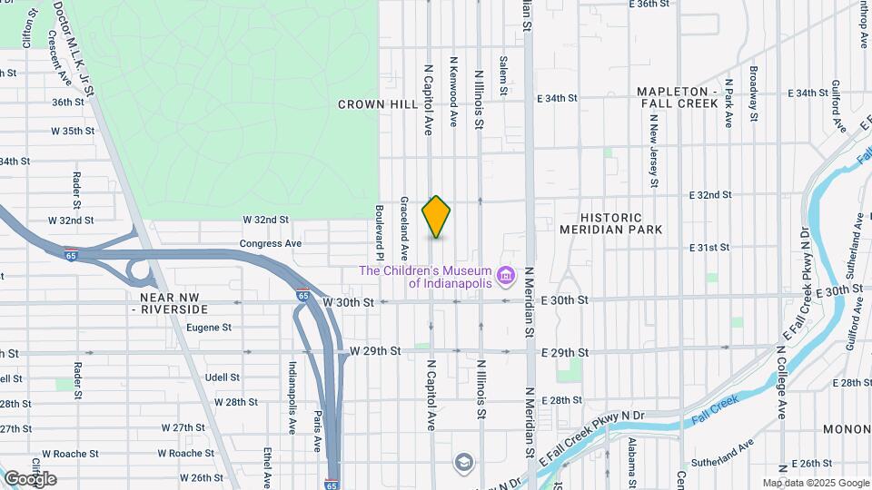 3127 N Capitol Ave Map and Location Details
