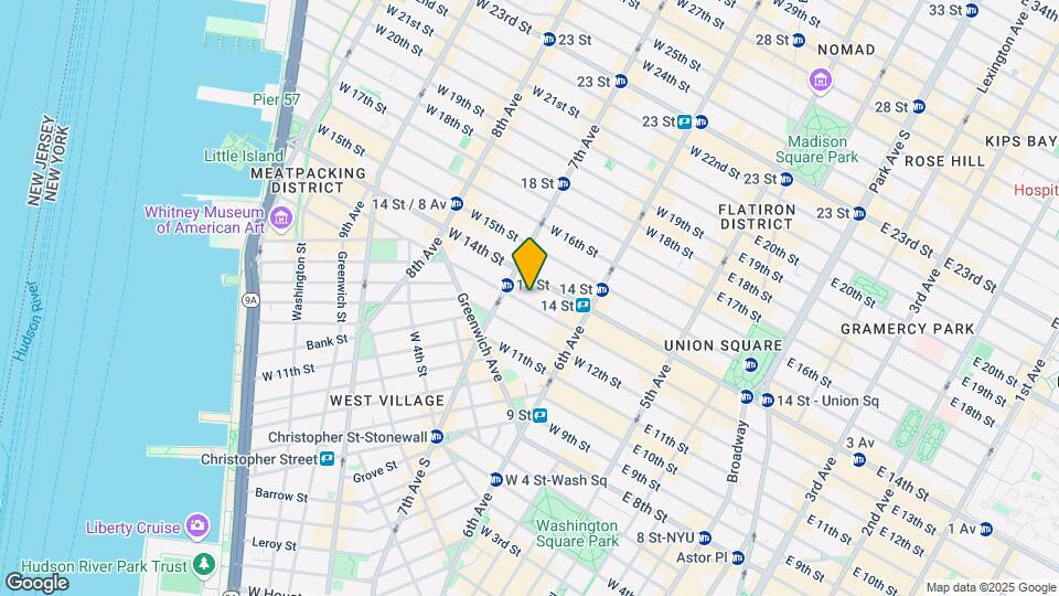 151 W 13th St Map and Location Details