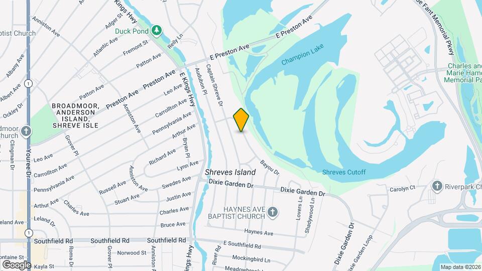 1730 Bayou Dr Map and Location Details