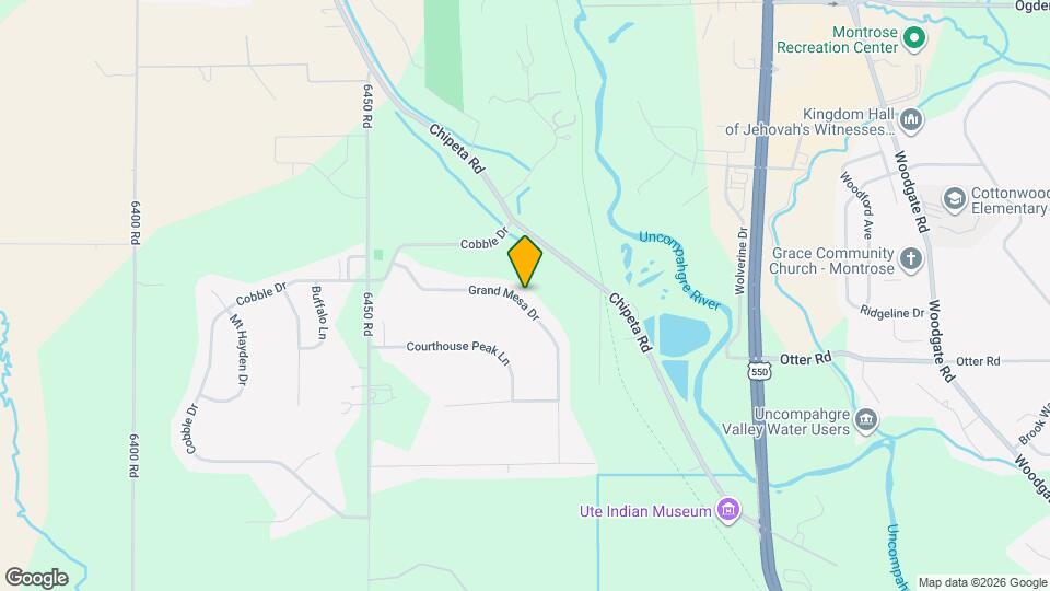 3841 Grand Mesa Dr Map and Location Details