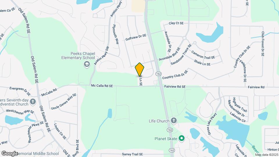 2816 Briar Hill Ln SE Mapa y Detalles de la Ubicación
