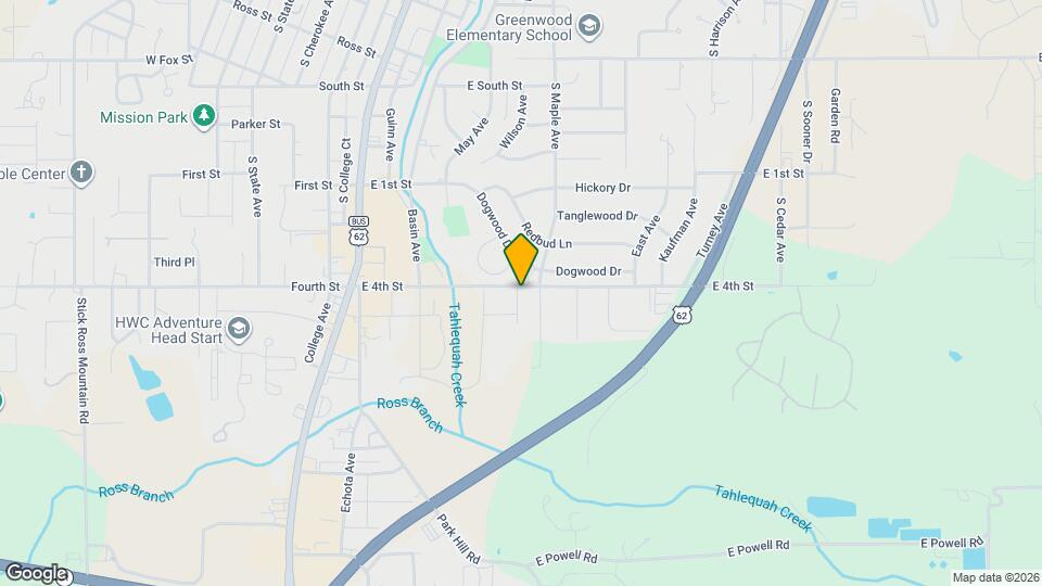 418 E 4th St Map and Location Details