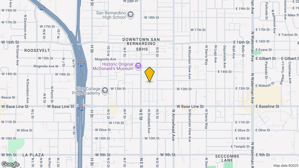 1319 N Stoddard Ave Map and Location Details