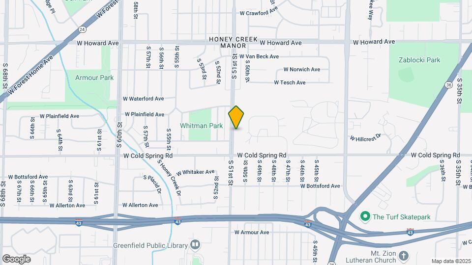 4210 S 51st St Map and Location Details