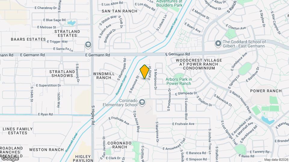 3537 E Murrieta Rd Map and Location Details
