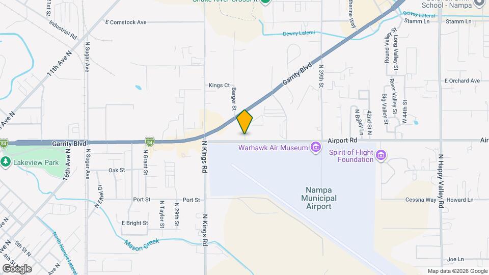 3320 Airport Rd Map and Location Details