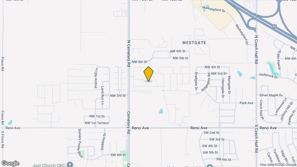 12905 NW 4th Terrace Map and Location Details