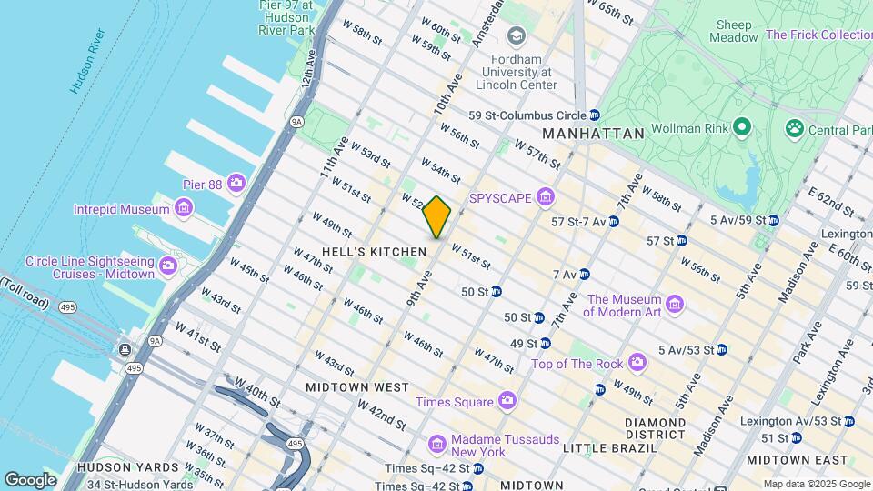 751 Ninth Ave Map and Location Details
