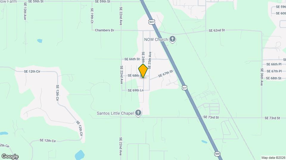 6834 SE 24th Ave Map and Location Details