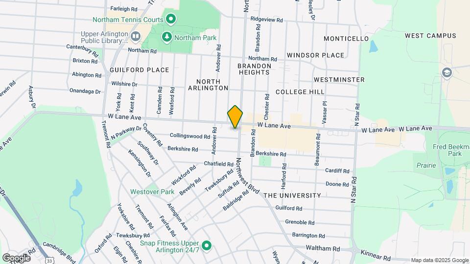 2453 Northwest Blvd, Unit 1 Map and Location Details