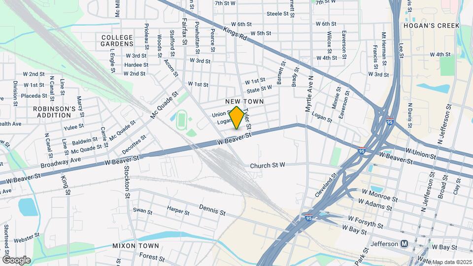 1545 W Beaver St Map and Location Details
