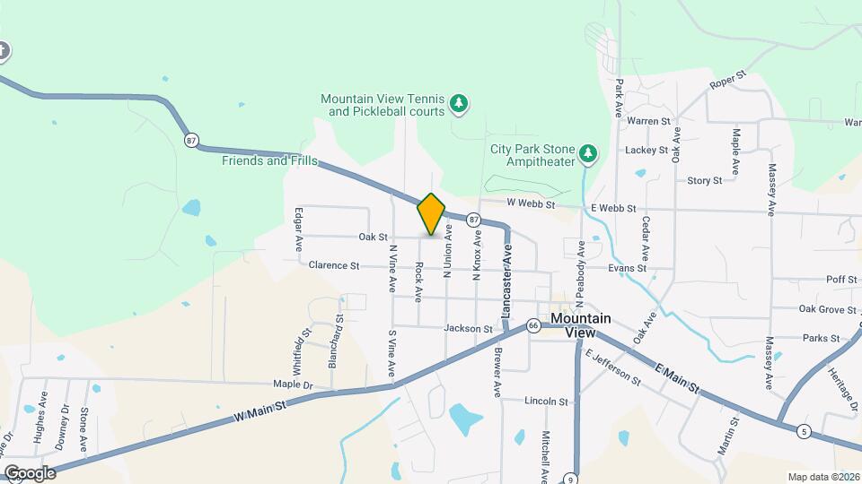 608 Oak St Mapa y Detalles de la Ubicación