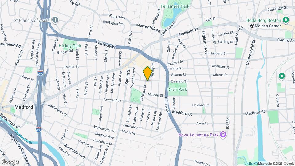 75 Emerald St Mapa y Detalles de la Ubicación