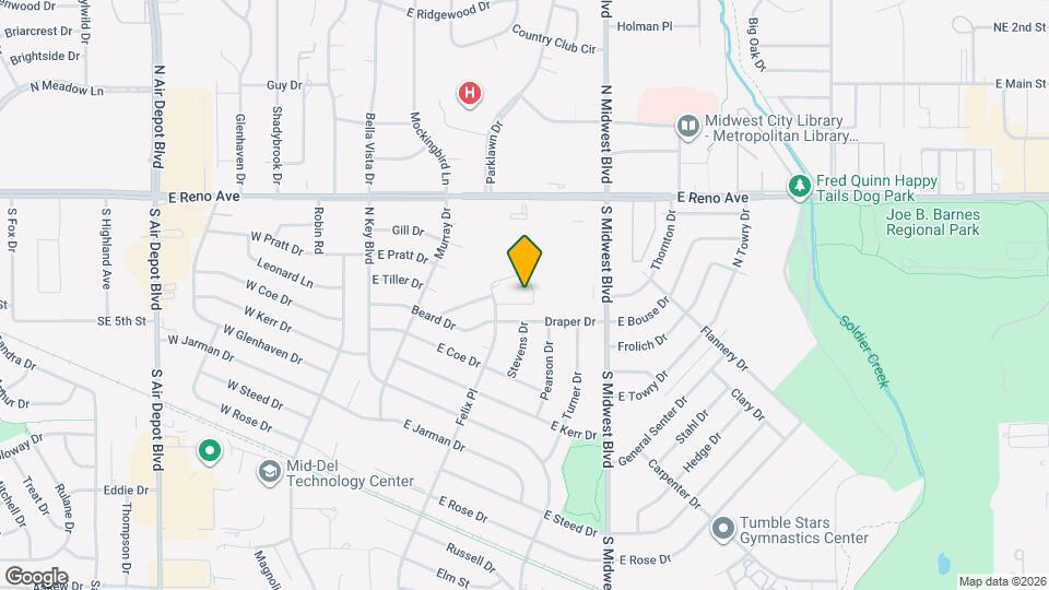 312 Randall Dr Map and Location Details