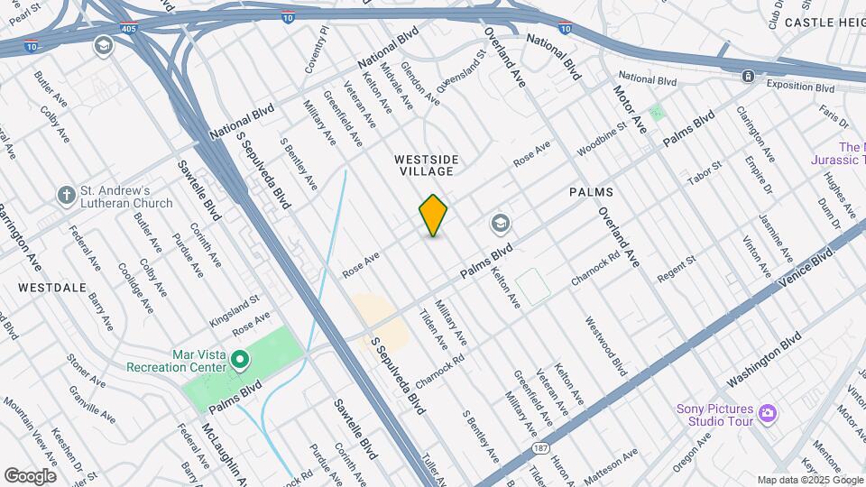 3424 Greenfield Ave Map and Location Details