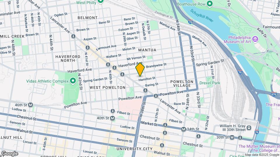 3825 Hamilton St Map and Location Details