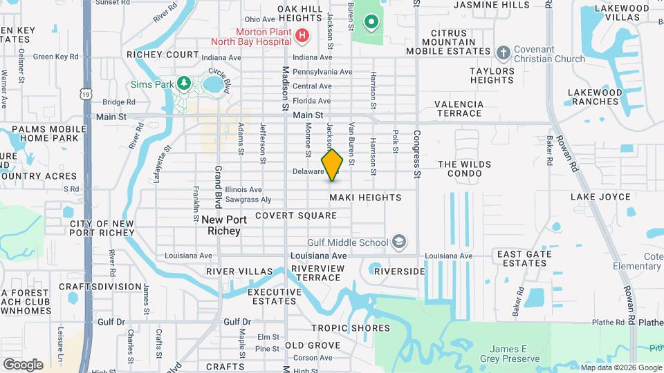 6143 Illinois Ave Map and Location Details