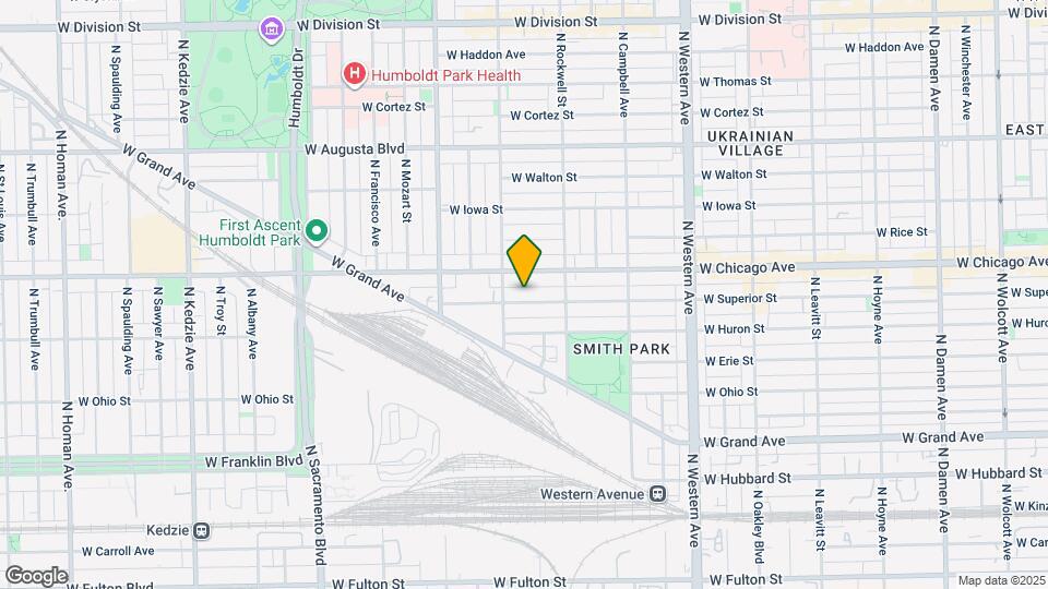 2640 W Superior St Map and Location Details