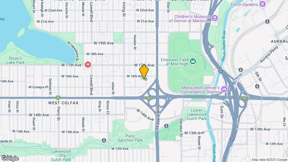 1581 Grove St Map and Location Details