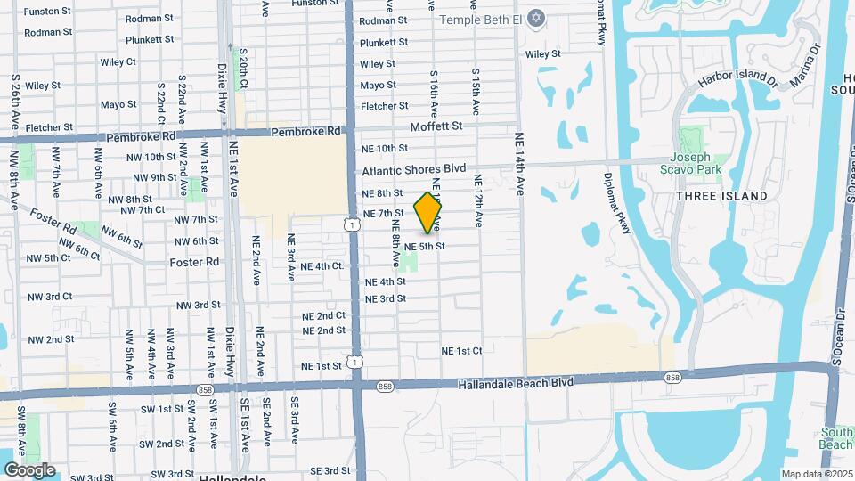 913 NE 5th St Map and Location Details