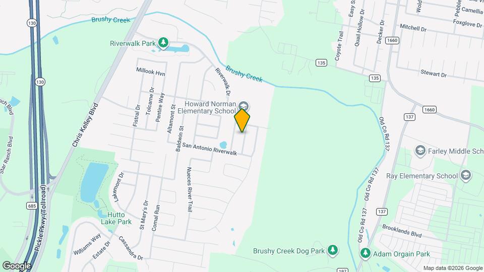 108 Leona River Trl Map and Location Details