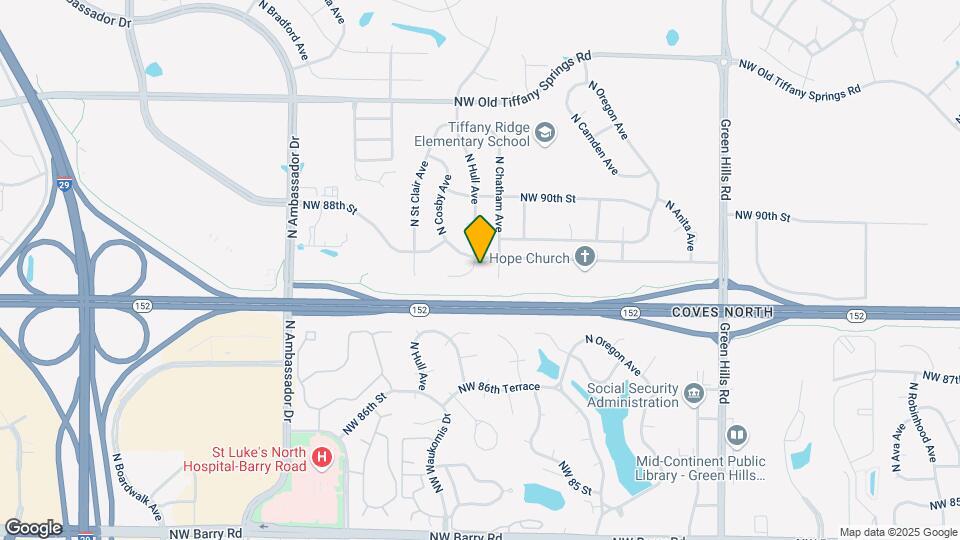 8781 N Hull Ave Mapa y Detalles de la Ubicación