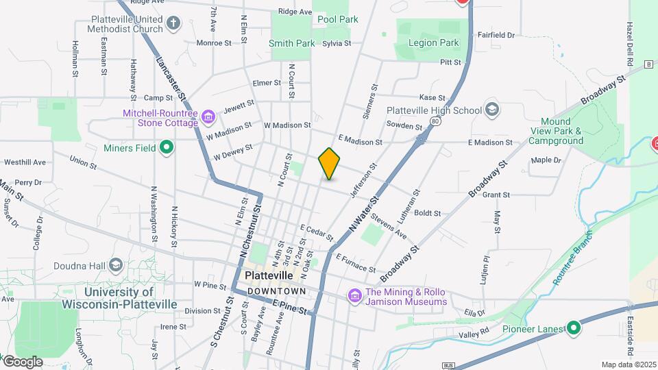 140 E Lewis St Map and Location Details