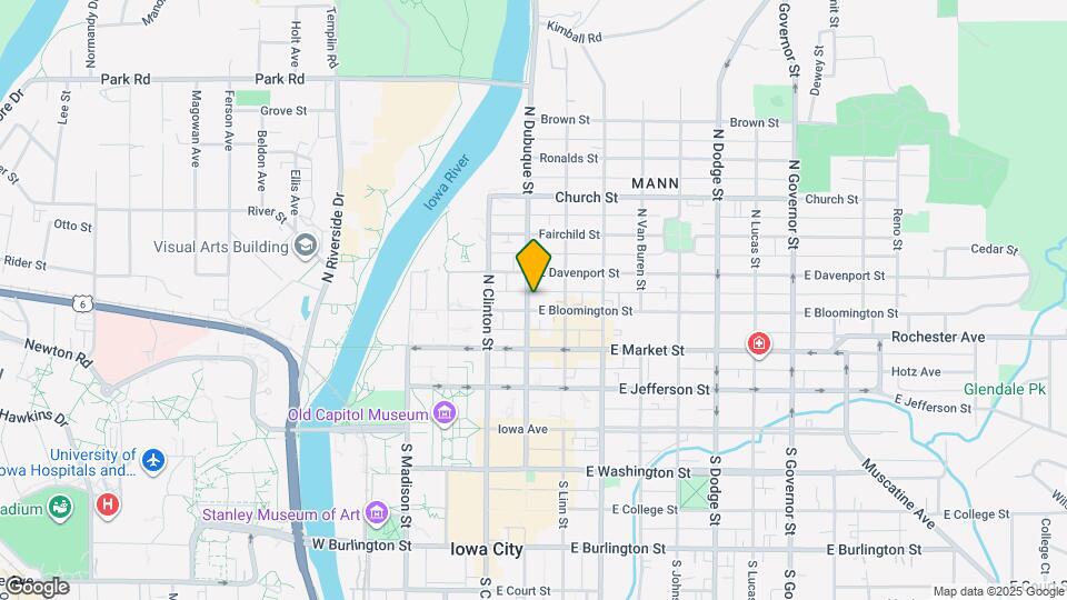 308 N Dubuque St Map and Location Details