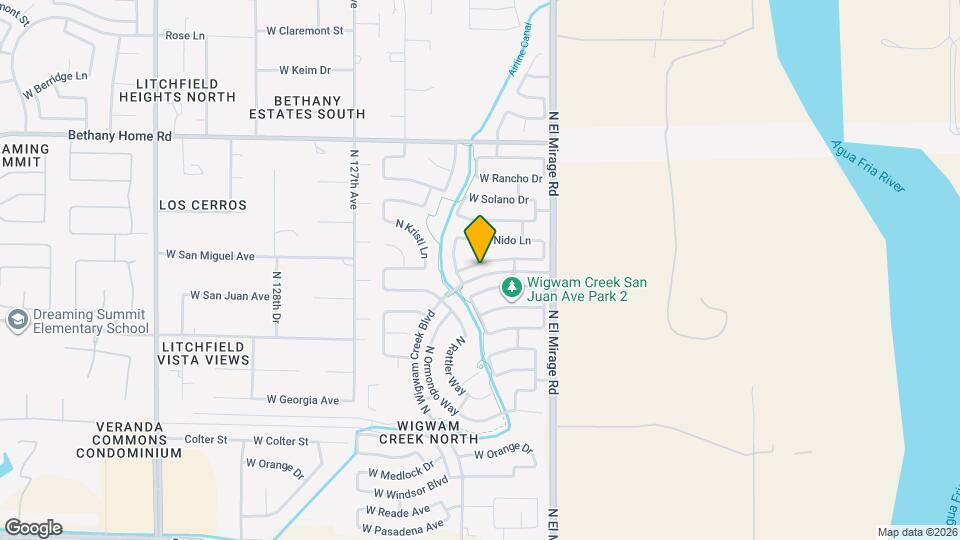 12443 W San Miguel Ave Map and Location Details