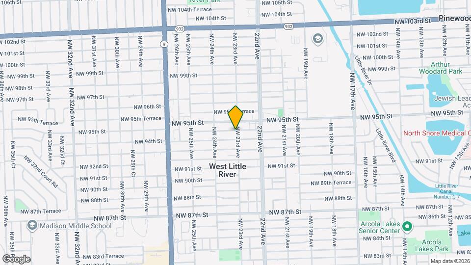 2300 NW 94th St Map and Location Details