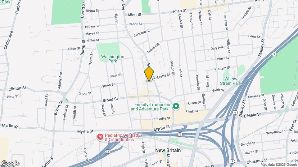 247 Washington St Map and Location Details