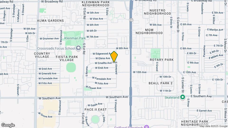 531 W Emelita Ave Mapa y Detalles de la Ubicación