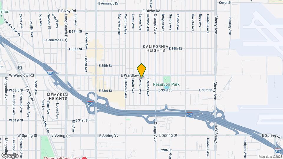 3378 Lemon Ave Map and Location Details
