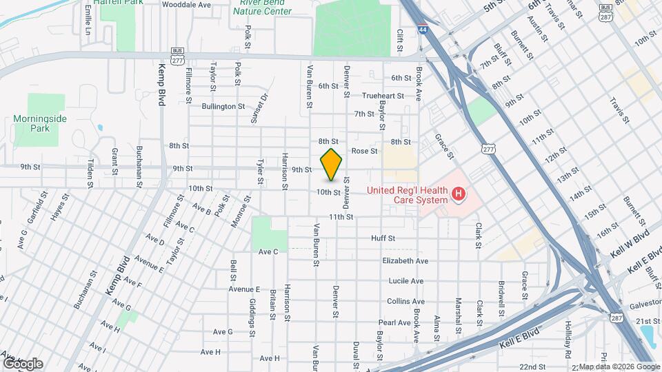 1908 10th St Mapa y Detalles de la Ubicación