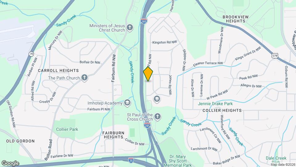 723 Harwell Rd NW Map and Location Details