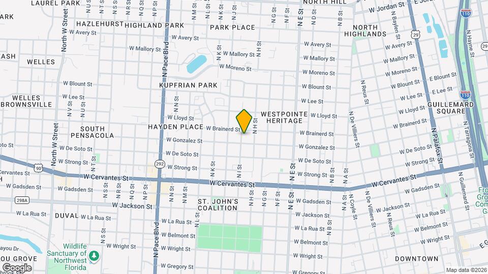 1112 N I St Map and Location Details