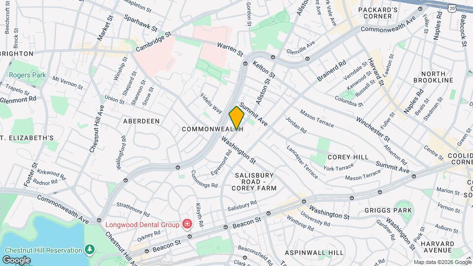 312 Allston St Map and Location Details