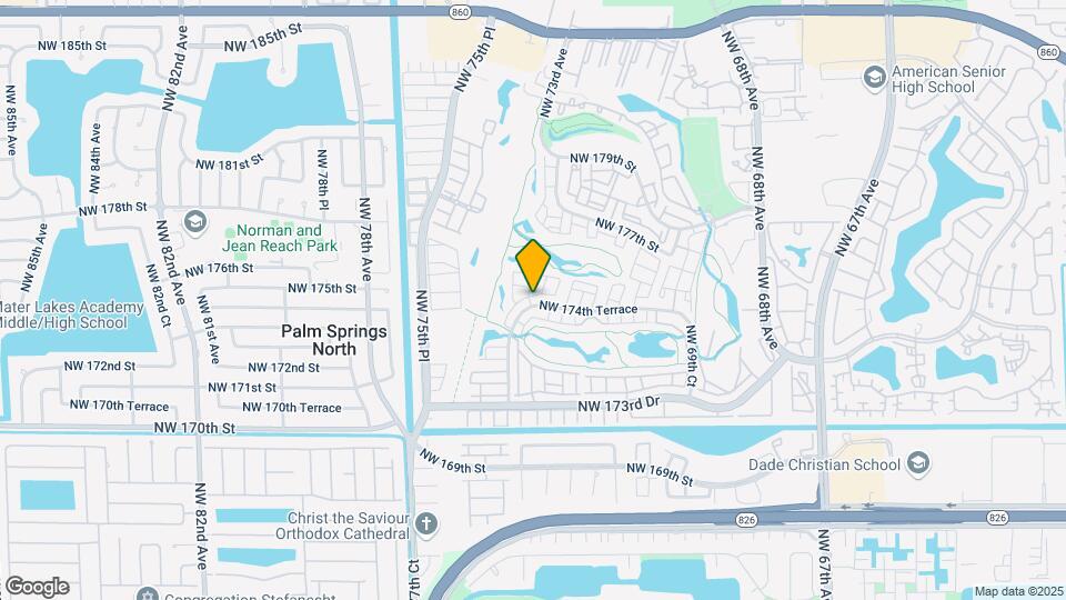 7329 NW 174th Terrace Map and Location Details