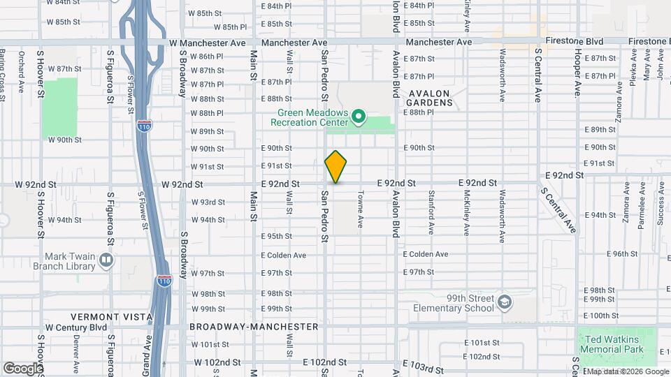 312 E 92nd St Map and Location Details
