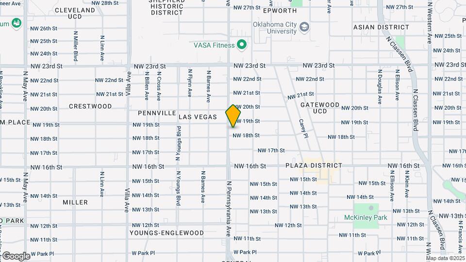 2037 NW 18th St Map and Location Details
