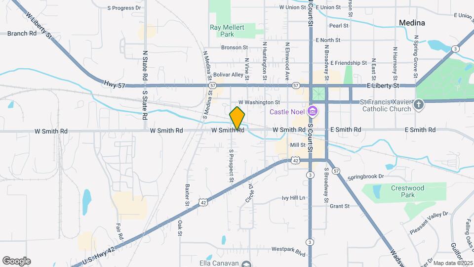 422 W Smith Rd Map and Location Details