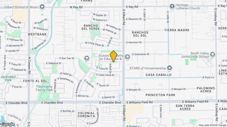 2891 E San Tan St Map and Location Details