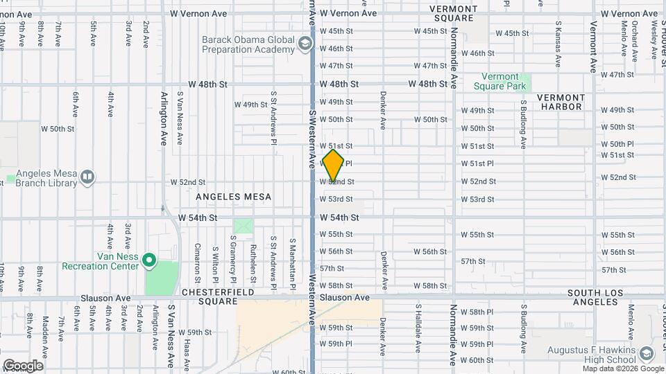1726 W 52nd St Map and Location Details