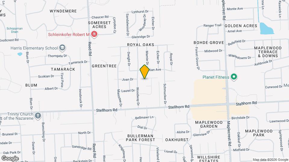 5412 Scepter Ct Map and Location Details